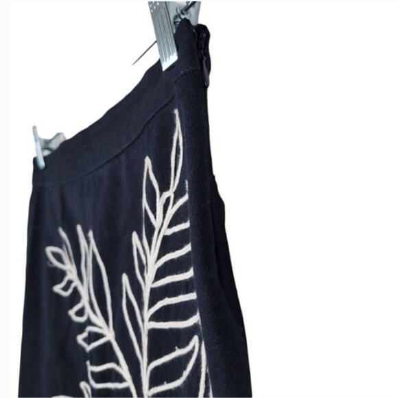 Anthropologie Maeve Embroidered Palm Tree Midi Skirt Size 6 New w/ Tag MSRP $98 - Picture 7 of 14